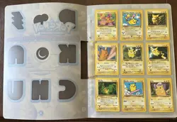 Vintage Pokemon Pikachu World Collection 2000 Folder w/ 9 cards - Image 4