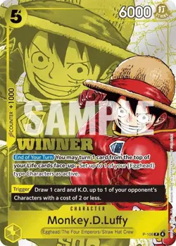 Monkey.D.Luffy (Winner Pack 2026 Vol. 2) - One Piece Promotion Cards (OP-PR) - Image 1