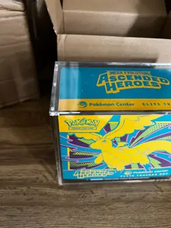 9x Pokemon Elite Trainer Box ETB Acrylic Magnetic Display Storage Case - Image 2