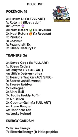 Rotom Family "TOOL BOX" Pokemon TCG - OutTheBoxTCG Custom Standard Deck - Image 2