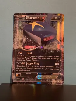 Sharpedo EX 91/160 Pokemon Card TCG XY Primal Clash Holo Ultra Rare - Image 1