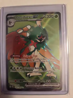 Pokemon TCG Decidueye EX Ultra Rare 100/088 Perfect Order NM - Image 1