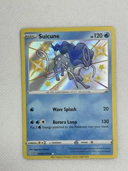 Suicune Shiny SV022/SV122 Pokemon Shining Fates Shiny Vault - NM - Image 1