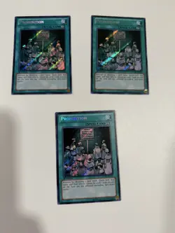 Yugioh 3x Prohibition LCYW-EN267 1st Ed NM! Free shipping and tracking! - Image 1