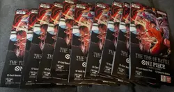 One Piece CCG OP-16 The Time Of Battle Sleeved Booster Packs English - Lot of 10 - Image 1