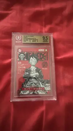 Monkey.D.Luffy - ST21-014 - Red Magazine Promo - BGS 9.5 - OnePiece TCG - Image 1