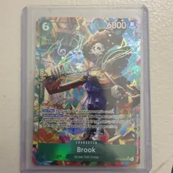 One Piece TCG Brook OP15-032 SR - Alt Art - Adventure on Kami's Island NM - Image 1