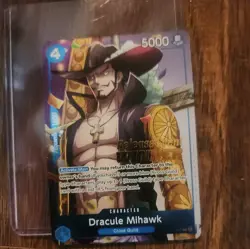 One Piece Promotion Cards #P-081 Dracule Mihawk (OP11 Release Event Winner) - Image 1