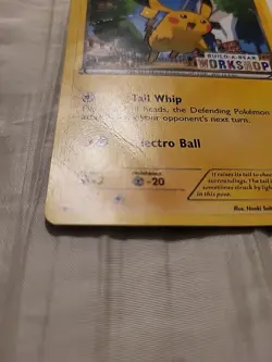 2016 Pokemon TCG Pikachu Build-A-Bear Workshop Stamped 20/108 Promo Card - Image 3