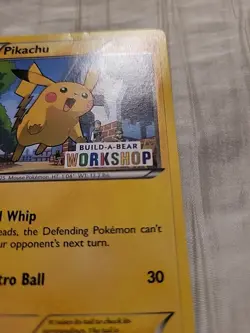2016 Pokemon TCG Pikachu Build-A-Bear Workshop Stamped 20/108 Promo Card - Image 5