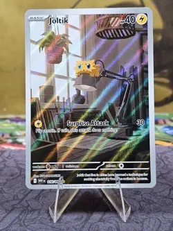 Pokemon TCG Joltik 116/086 White Flare Illustration Rare Holo Card LP - Image 1
