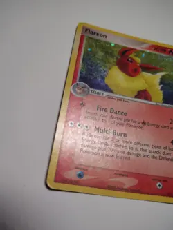Flareon 5/115 Unseen Forces Holo Moderate Play Vintage Pokemon Card - Image 2