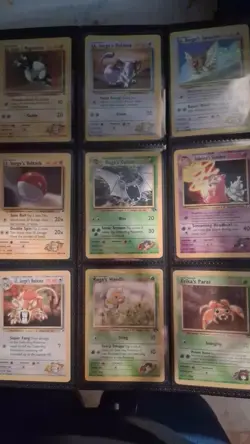 Pokemon TCG Gym Heroes/Challenge 51-Card Lot Holo Dark Omastar English 2000 - Image 4