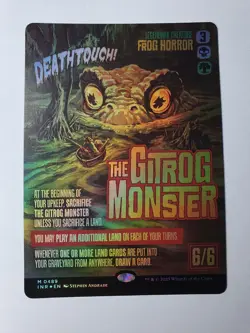 MTG - The Gitrog Monster Showcase Foil - Innistrad Remastered #489 - N/M Mythic - Image 1