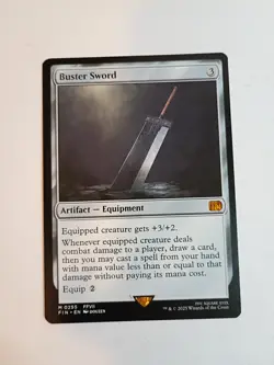 Wizards of the Coast Buster Sword Colorless Mythic Artifact UB #0255 - Image 1
