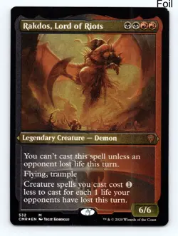 MTG Rakdos, Lord of Riots (Foil Etched) Foil M Commander Legends 532 NM - Image 1