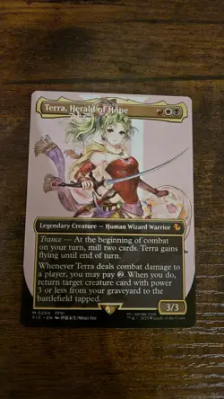 EN - Terra, Herald of Hope (Borderless) - 204 - FIC - NM - Image 1