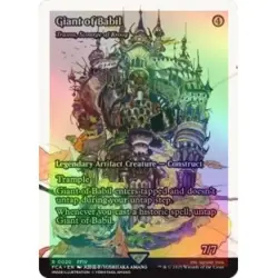 Foil Giant Of Babil (traxos, Scourge Of Kroog) (showcase) Final Fantasy: Through - Image 1