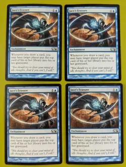 Jace's Erasure x4 Magic 2012 Core Set M12 4x Magic the Gathering MTG - Image 1