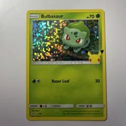 Pokemon TCG Bulbasaur 1/25 McDonald's 25th Anniversary Promo Holo Card - Image 1