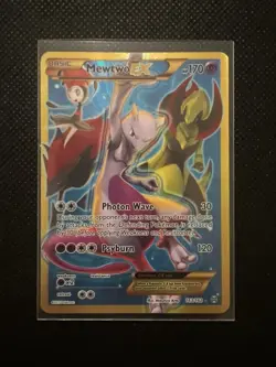 Mewtwo EX 163/162 XY Breakthrough Full Art Secret Rare Near Mint NM Pokemon Card - Image 1