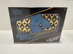 Pokemon Center Exclusive Crown Zenith ETB Elite Trainer Box Sealed - Image 1