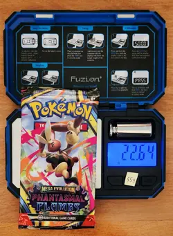 (HEAVY)🔥 22.64g Pokemon TCG Phantasmal Flames Booster Pack Factory Sealed✅ - Image 1