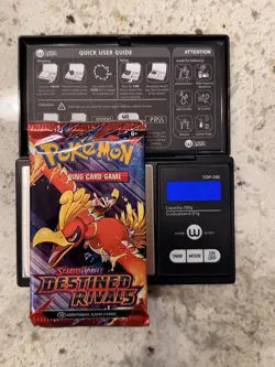 VERY HEAVY!! (22.16g) Pokemon Destined Rivals – Factory Sealed Booster Pack - Image 1