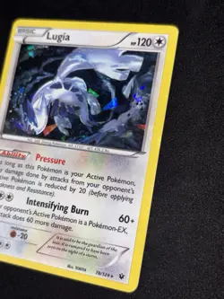 Lugia - (XY Fates Collide) 078/124 Exclusive Cracked Ice Holo Pokemon TCG - NM - Image 3
