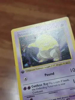 Pokemon WOTC 1st Edition Shadowless Drowzee Base Set 49/102 MP!! - Image 2