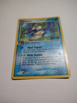 Vaporeon 19/115-Reverse Holo Rare STAMPED-Pokemon TCG: Ex Unseen Forces MP - Image 3