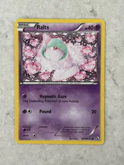 Ralts RC8/RC25 Holo Legendary Treasures: Radiant Collection Pokemon Holo LP - Image 1