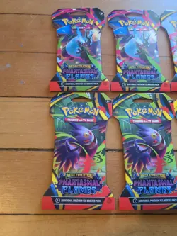 Pokemon TCG: ME Phantasmal Flames Sleeved Booster Packs X6 - Image 2