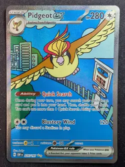 Pidgeot ex - 225/197 SIR - Obsidian Flames (Pokemon) - Image 1