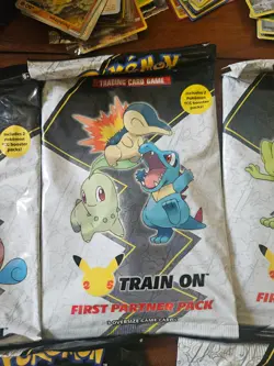 NEW Pokemon TCG: First Partner Pack: Johto 25th Anniversary 2021 820650809675 - Image 1