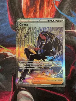 Pokemon TCG Geeta SV03 Obsidian Flames Full Art Holo EN 226/197 - Image 1