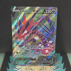 Eternatus V SWSH044 Holo Full Art Black Star Promo Pokemon TCG - Image 1