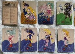 Final Fantasy VI 6 1994 Carddass Part 1 Complete 42 Cards Japanese Vintage - Image 4