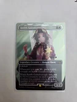 mtg, Aerith Gainsborough (Borderless) (Surge Foil) Final Fantasy surge foil NM - Image 3