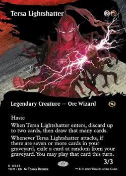 Tersa Lightshatter 345 - NM Borderless - Tarkir: Dragonstorm - MTG - Image 1