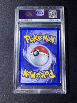 Blaine's Moltres Gym Heroes Holo Card 1/132 1st Edition Rare Double Swirl PSA 9 - Image 2
