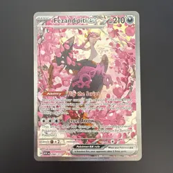 Pokemon TCG Fezandipiti EX SIR 288/217 Ascended Heroes NM - Image 1