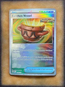 Pokemon Earthen Vessel 106/131 SV8.5 Prismatic Evolutions Pokeball Pattern NM - Image 1