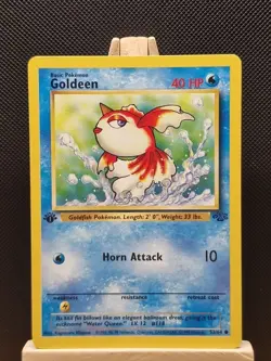 Pokemon TCG 1999 WOTC Jungle 1st Edition Goldeen 53/64 - Near Mint - Image 1