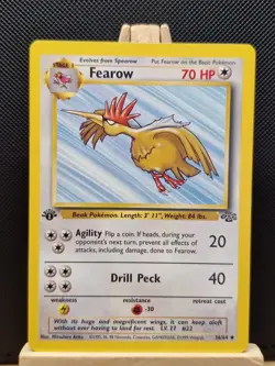 Pokemon TCG 1999 WOTC 1st Edition Jungle Fearow 36/64 - Excellent - Image 1