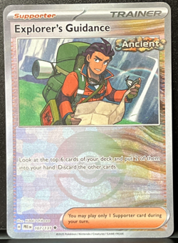 Explorer's Guidance Poke Ball Pattern 107/131 Prismatic Evolutions NM Pokemon - Image 1