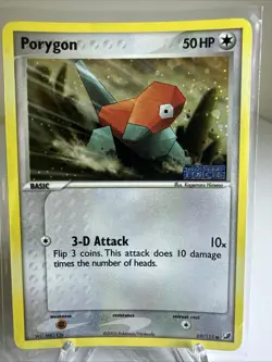 Porygon 69/115 Unseen Forces Reverse Holo Stamped Pokemon TCG Lightly Played - Image 1