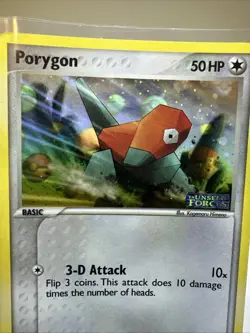 Porygon 69/115 Unseen Forces Reverse Holo Stamped Pokemon TCG Lightly Played - Image 3
