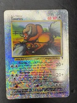 Pokemon Tauros 8/110 Reverse Holo Legendary Collection MP Vintage Rare 2002 - Image 1