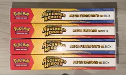 Pokemon Ascended Heroes ex 4 Box Lot SEALED - Image 1